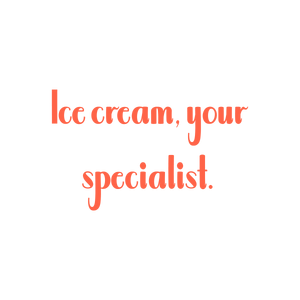 ice cream your specialist quote SVG PNG design with bold lettering