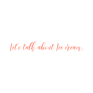 let's talk about ice cream quote SVG PNG design