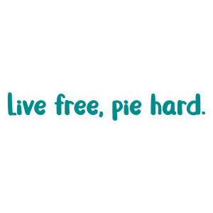 live free pie hard quote SVG PNG design
