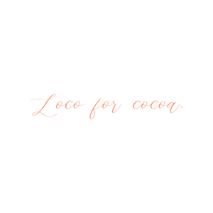 loco for cocoa quote SVG PNG design with bold lettering
