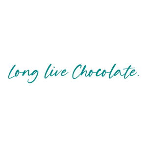 long live chocolate quote SVG PNG design with bold lettering