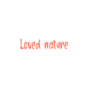 loved nature quote SVG PNG design with hand-drawn style, an uplifting message