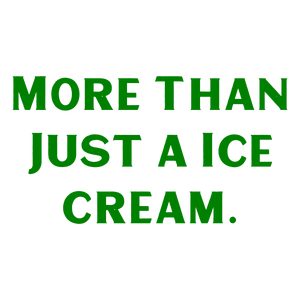 more than just a ice cream quote SVG PNG design with bold lettering