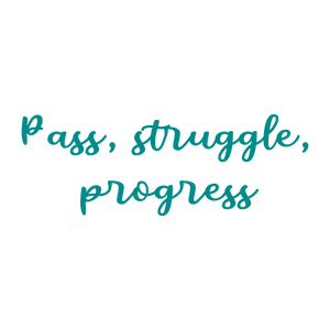 pass struggle progress quote SVG PNG design with an uplifting message