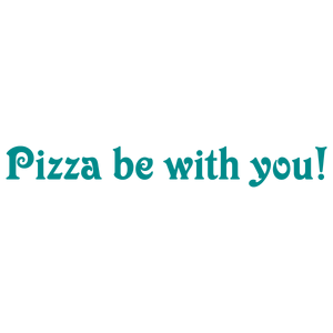 pizza be with you quote SVG PNG design