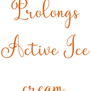 prolongs active ice cream quote SVG PNG design with bold lettering