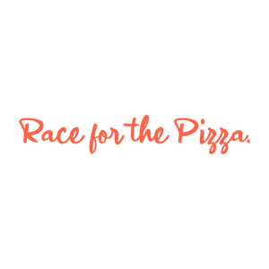 race for the pizza quote SVG PNG design with bold lettering