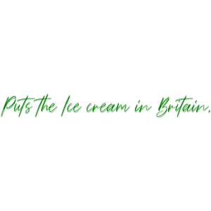 puts the ice cream in britain quote SVG PNG design