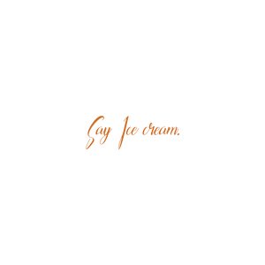 say ice cream quote SVG PNG design
