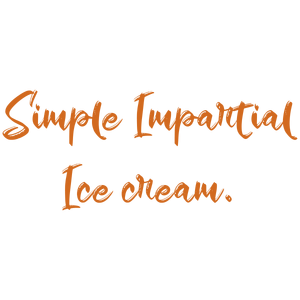 simple impartial ice cream quote SVG PNG design with bold lettering