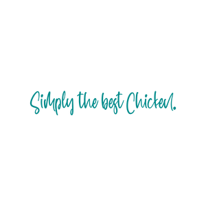 simply the best chicken quote SVG PNG design with hand-drawn style, bold lettering