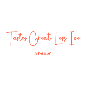 tastes great less ice cream quote SVG PNG design with an uplifting message