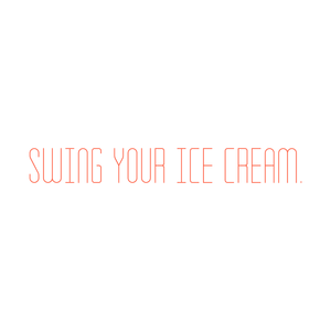 swing your ice cream quote SVG PNG design