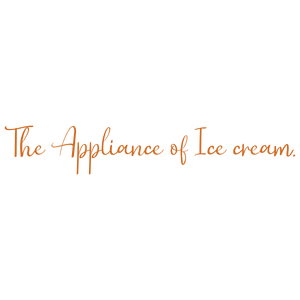 the appliance of ice cream quote SVG PNG design