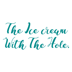 the ice cream with hole quote SVG PNG design