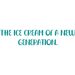 the ice cream of a new generation quote SVG PNG design with bold lettering