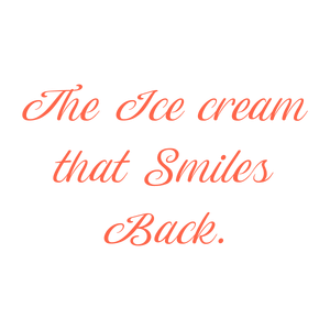 the ice cream that smiles back quote SVG PNG design with bold lettering