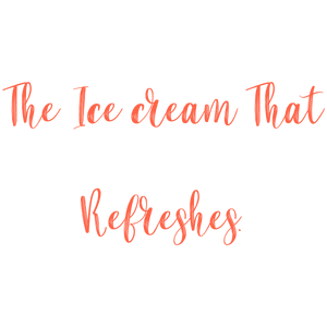 the ice cream that refreshes quote SVG PNG design