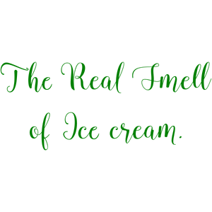 the real smell of ice cream quote SVG PNG design with bold lettering
