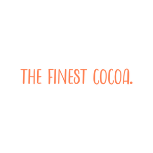 the finest cocoa quote SVG PNG design with bold lettering