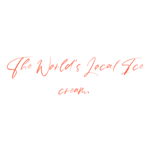 the world's local ice cream quote SVG PNG design with bold lettering