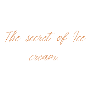 the secret of ice cream quote SVG PNG design