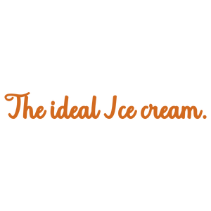 the ideal ice cream quote SVG PNG design