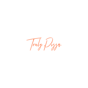 truly pizza quote SVG PNG design with bold lettering