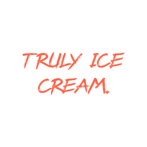 truly ice cream quote SVG PNG design with bold lettering