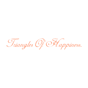 triangles of happiness quote SVG PNG design with an uplifting message