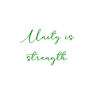 unity is strength quote SVG PNG design with an uplifting message
