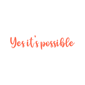 yes it's possible quote SVG PNG design with bold lettering, an uplifting message