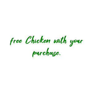 free chicken with your purchase quote SVG PNG design