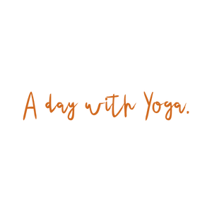 a day with yoga quote SVG PNG design