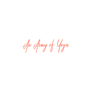 an army of yoga quote SVG PNG design