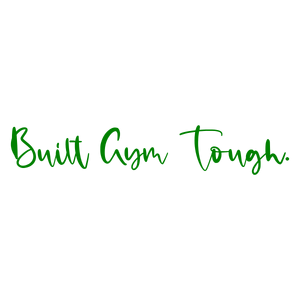 built gym tough quote SVG PNG design with bold lettering