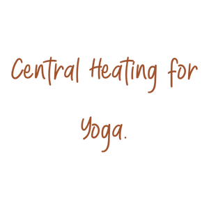 central heating for yoga quote SVG PNG design with hand-drawn style