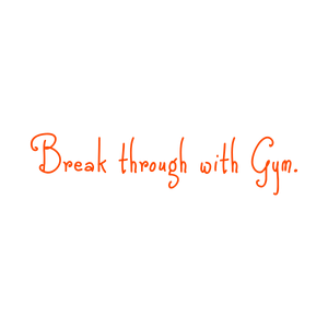 break through with gym quote SVG PNG design