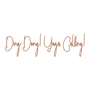 ding dong yoga calling quote SVG PNG design