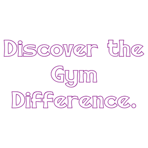 discover the gym difference quote SVG PNG design with bold lettering, an uplifting message