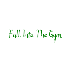 fall into the gym quote SVG PNG design with an uplifting message