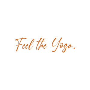 feel the yoga quote SVG PNG design