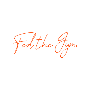 feel the gym quote SVG PNG design with bold lettering