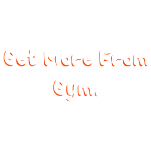 get more from gym quote SVG PNG design with bold lettering