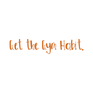 get the gym habit quote SVG PNG design with bold lettering, an uplifting message