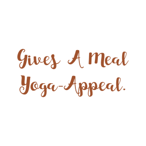 gives a meal yoga appeal quote SVG PNG design with an uplifting message
