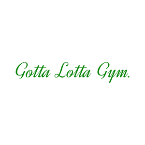 gotta lotta gym quote SVG PNG design with bold lettering