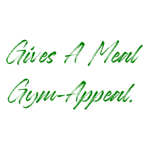 gives a meal gym appeal quote SVG PNG design with bold lettering, an uplifting message