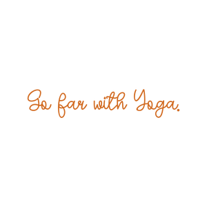 go far with yoga quote SVG PNG design