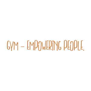 gym empowering people quote SVG PNG design with hand-drawn style, an uplifting message